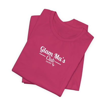 Glam Ma's Club Jersey Short Sleeve Tee ( Assorted Colors)
